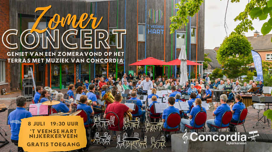 Zomerconcert muziekvereniging Concordia