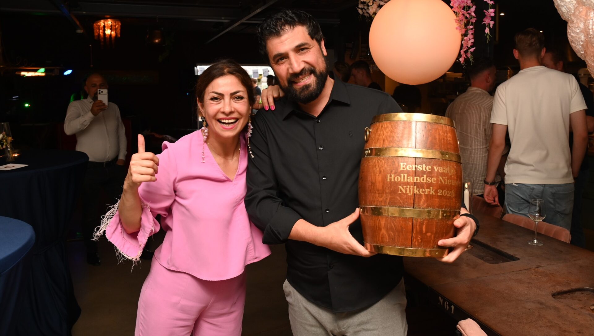 Haringparty bij Gastrobar Chez Naghmeh brengt € 6.230,- op voor Odensehuis Nijkerk