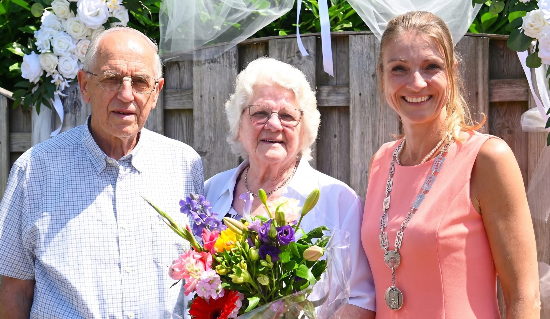 Leen en Eef Heiwegen 60 jaar getrouwd