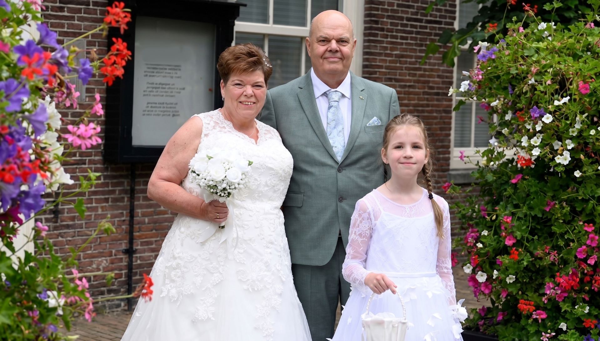 Gerda en Johan bezegelen hun liefde met een romantisch jawoord