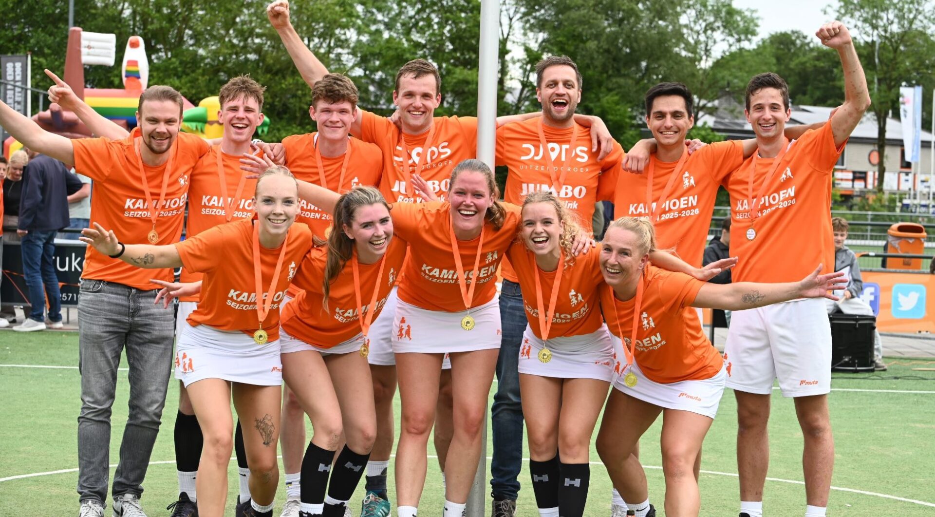 Sparta (N)/Djops kampioen en promotie naar eerste klasse