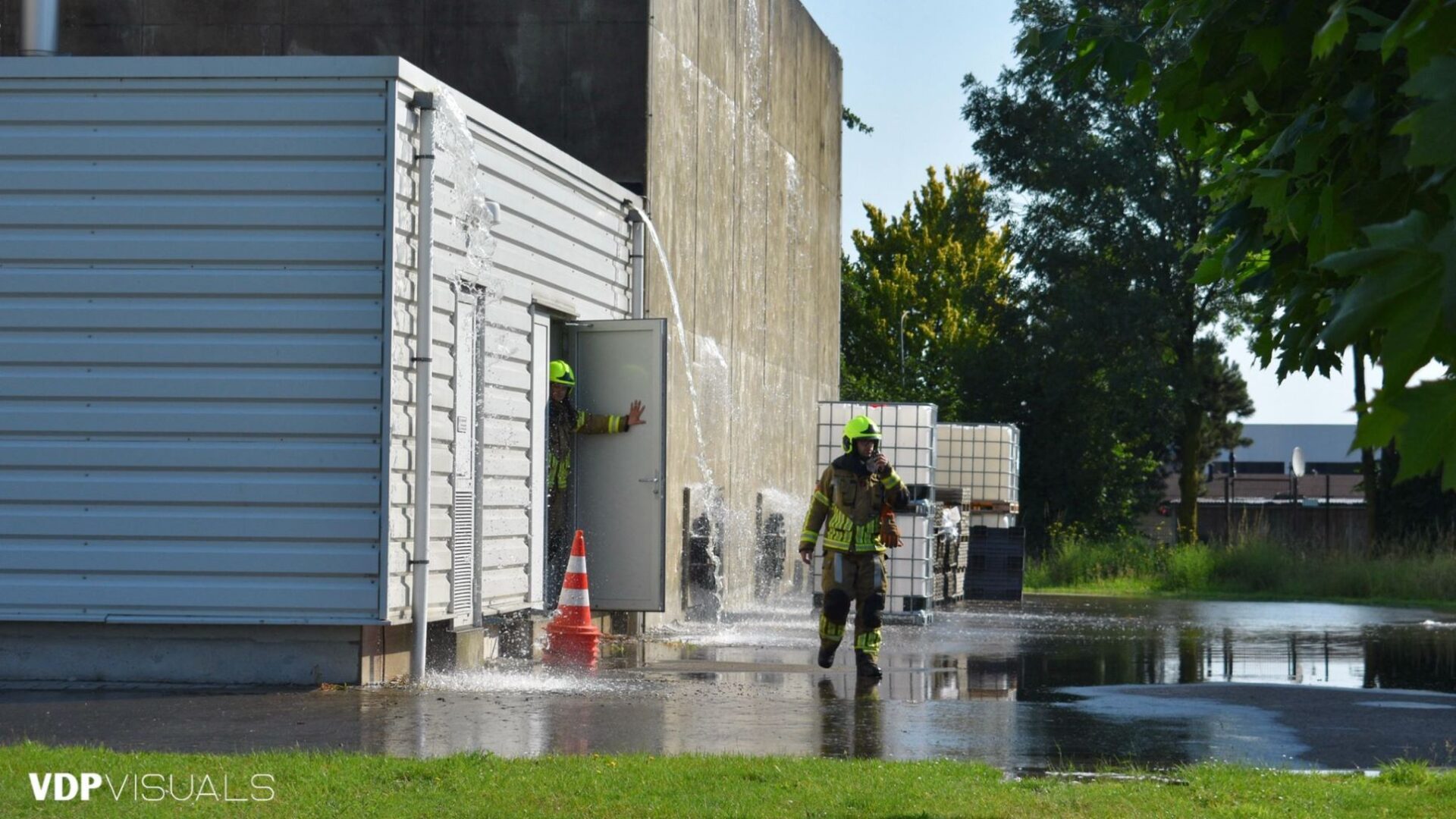 Veel wateroverlast door kapotte pomp bij rioolwaterzuiveringsbedrijf Nijkerk