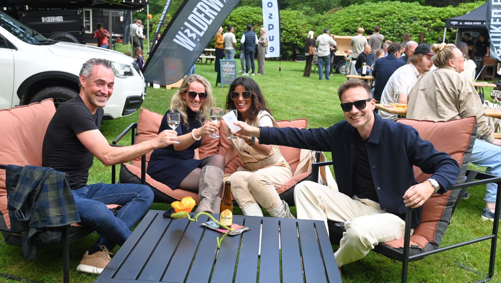 Drukte en gezelligheid tijdens Grill Days op Landgoed de Salentein