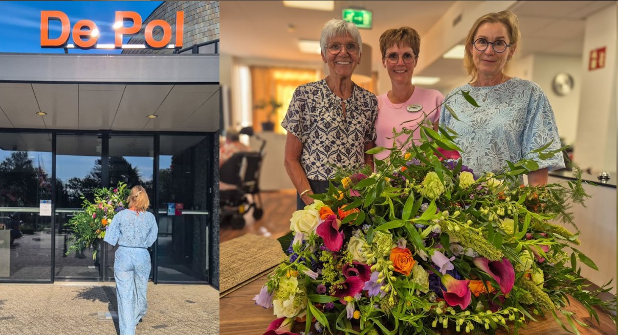 Aeres VMBO Nijkerk deelt bloemen diploma-uitreiking met verzorgingscentra en hospice