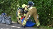 Mogelijke dump van drugsafval aan de Blokhuizersteeg in Nijkerk