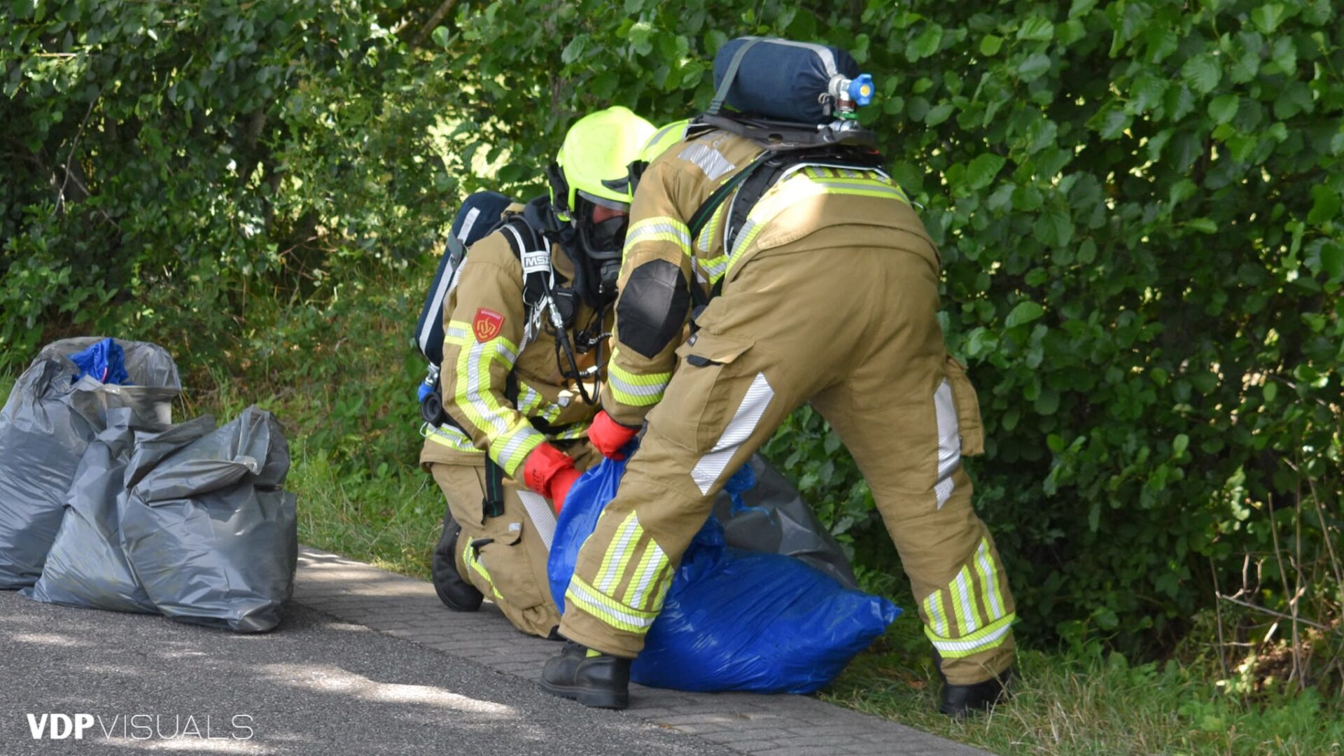 Mogelijke dump van drugsafval aan de Blokhuizersteeg in Nijkerk