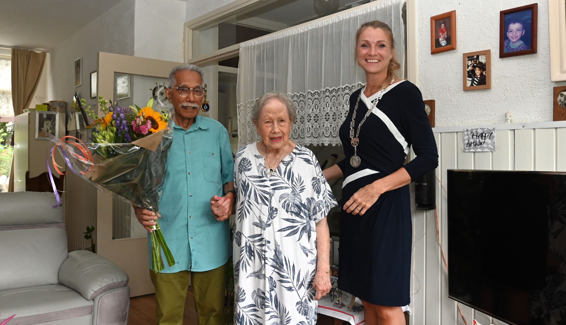 Echtpaar Flohr 65 jaar getrouwd