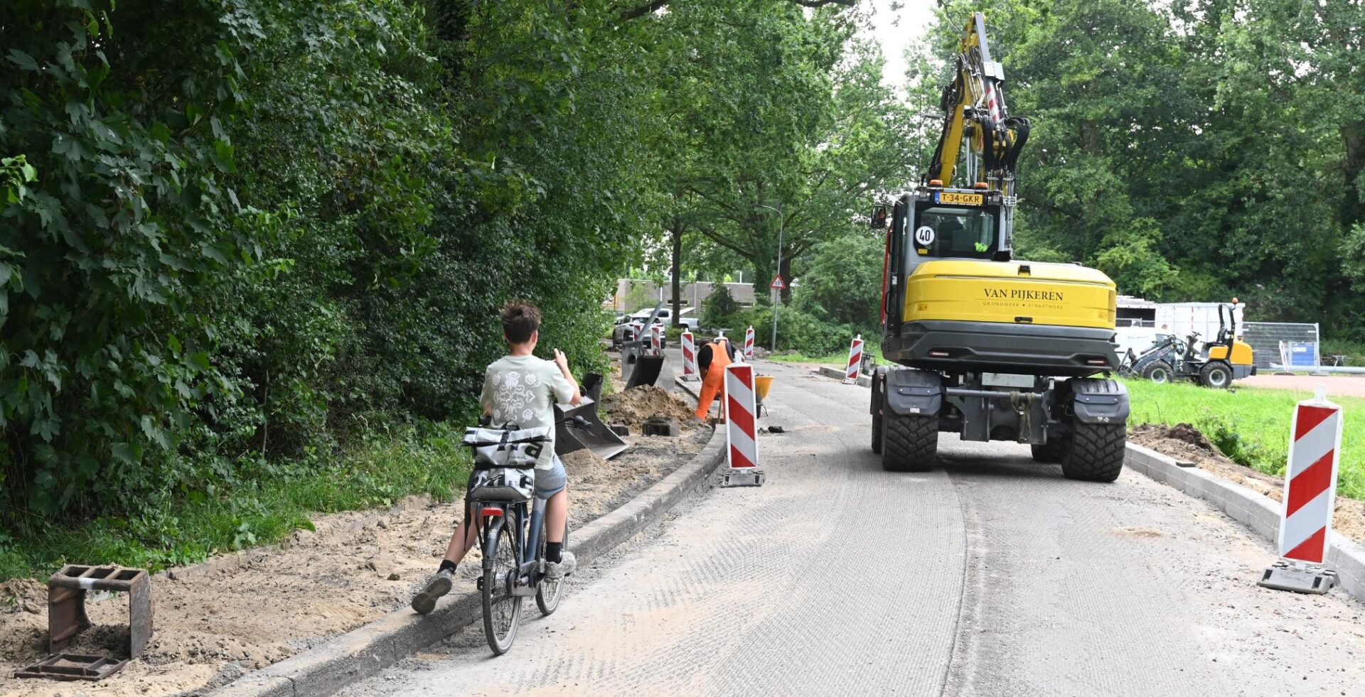 Wegennet Nijkerk lijkt momenteel op één grote bouwput