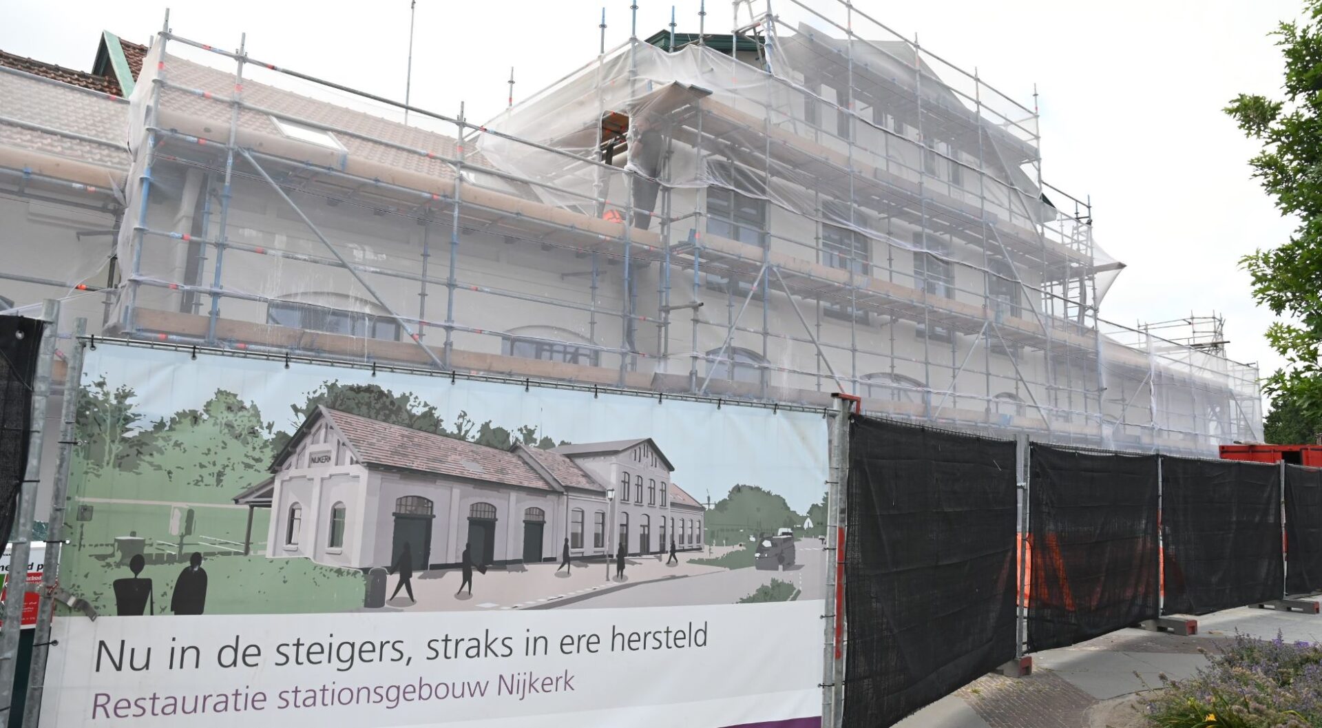 Gerestaureerd NS Station Nijkerk wordt 15 oktober geopend