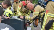 Brand in ondergrondse afvalcontainer aan het Zandoogje Nijkerk