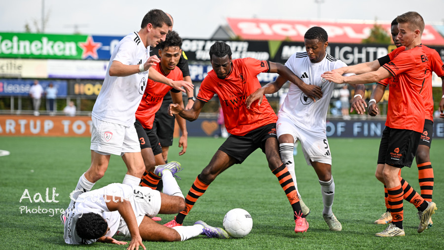 Sparta Nijkerk geeft zekere zege diep in blessuretijd weg tegen Sportlust’46