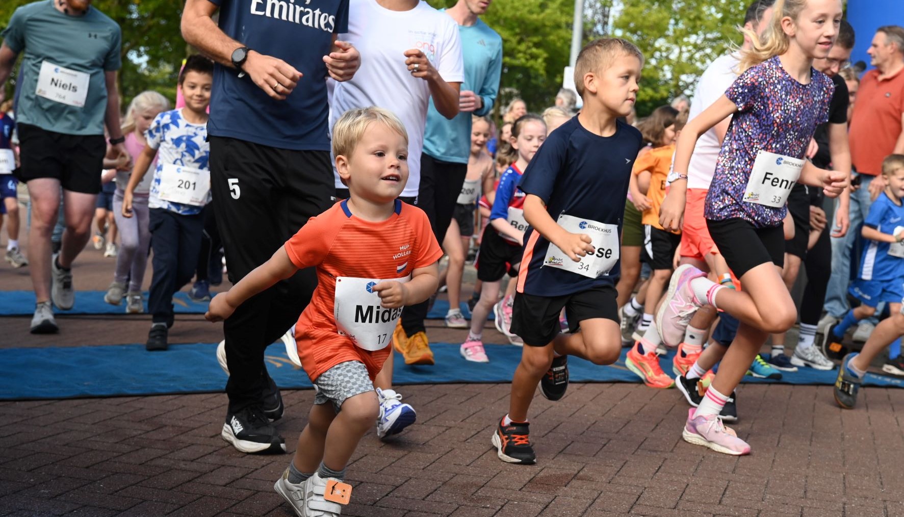 Dorpsdag Hoevelaken sportief afgetrapt met Kidsrun