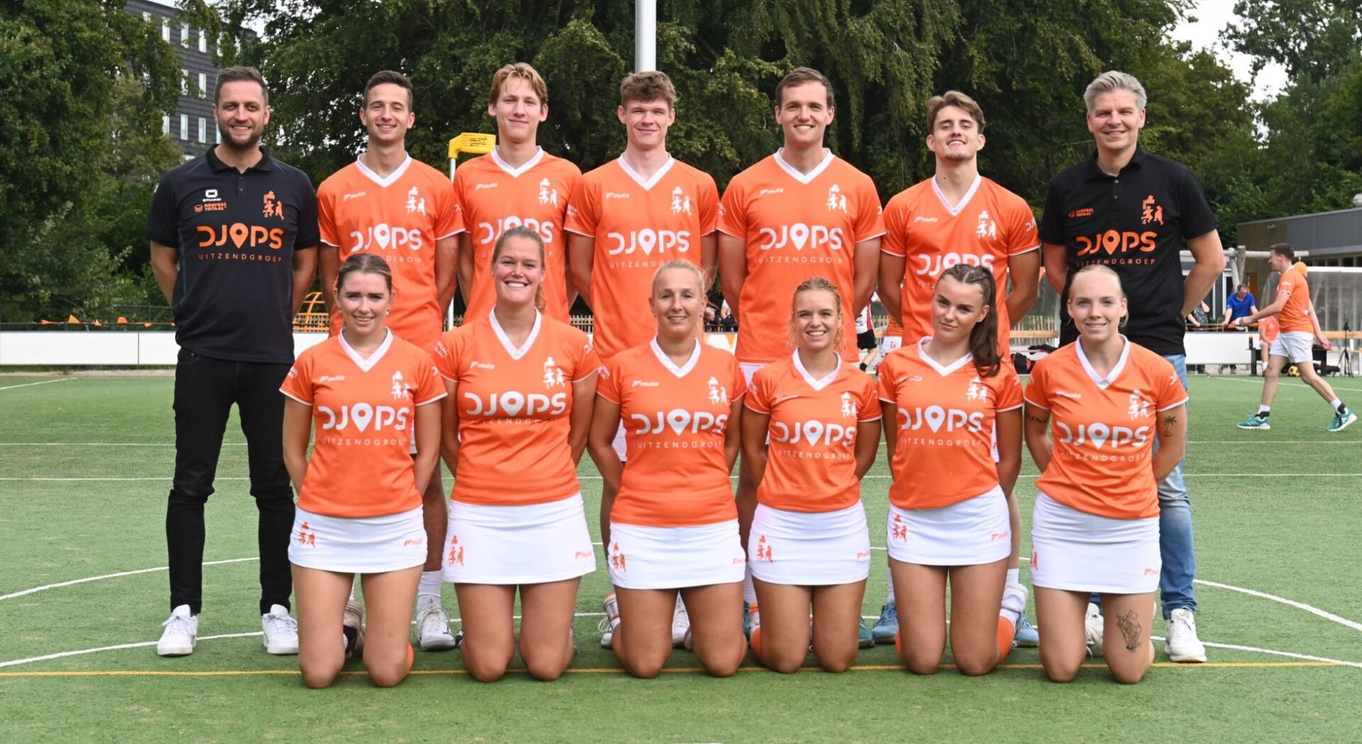 Presentatie a-selectie van Sparta (N)/Djops Korfbal