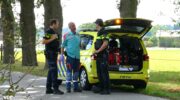Oude vrouw valt met fiets op Nieuwe Voorthuizerweg