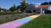 Regenboogpad bij Nijkerkse NS-station is gereed