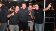 Trekhengsten winnen touwtrekken, brandweer Nijkerk is het sportiefst