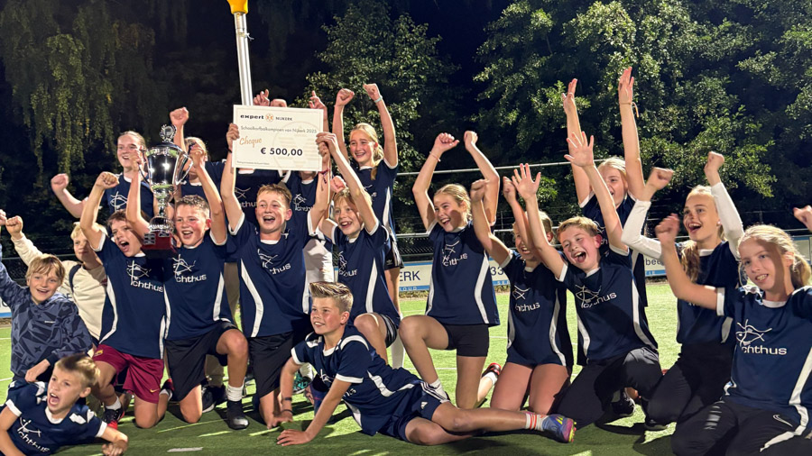 Gert Krijkamp schoolkorfbaltoernooi bij Korfbalvereniging Sparta/Djops