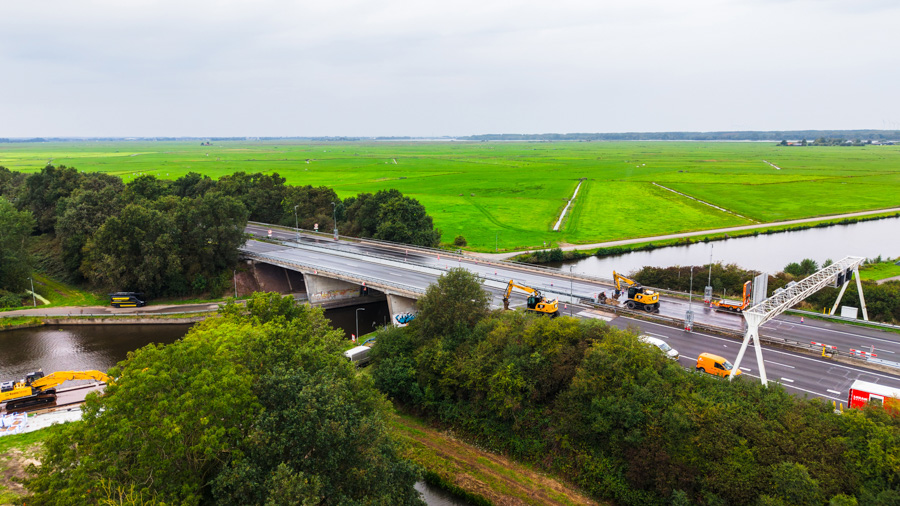 A28 rond middernacht weer open