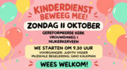 Kinderdienst ‘Beweeg mee!’ in Nijkerkerveen
