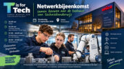 Netwerkbijeenkomst T is for Tech: samen bouwen aan de toekomst van techniekonderwijs