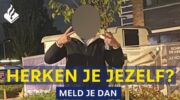 Politie toont geblurde beelden van verdachte vernieling regenboogpad Nijkerk