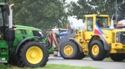 Nijkerkse boeren trotseren regen tijdens hernieuwd protest