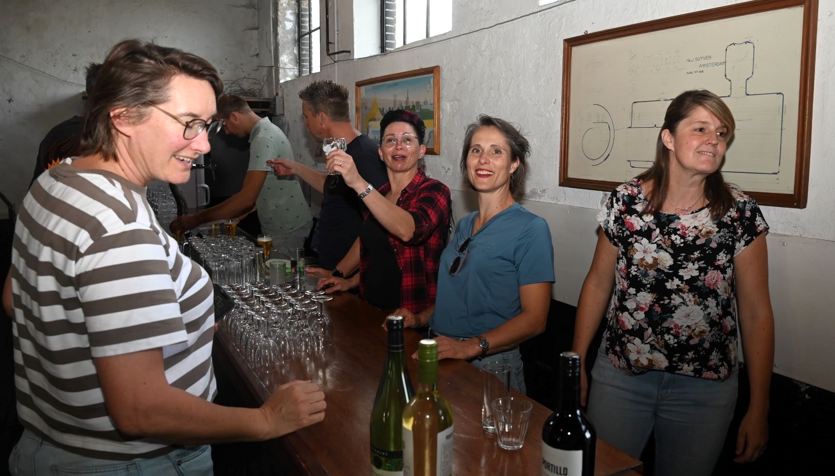 ‘Happe, Trappe en Sappe’-tocht van buurtvereniging Holk eindigt bij Nijkerks stoomgemaal
