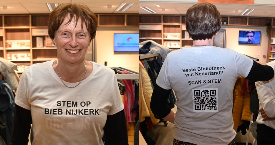 Campagne op Nijkerkse weekmarkt voor titel ‘Beste bibliotheek van Nederland’